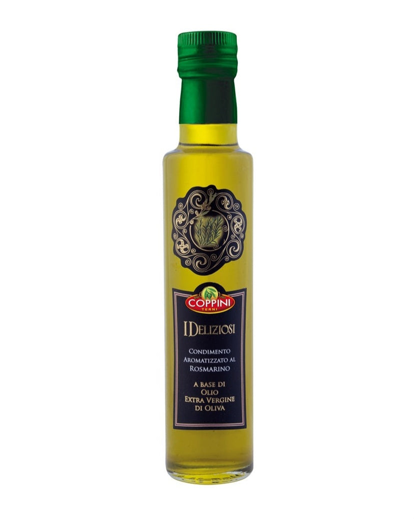 Natives ölivenöl extra mit rosmarinaroma / olio extra vergine di olive aromatizzato al rosmarino - 250 ml