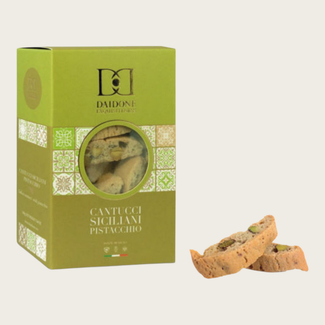 Cantuccini mit Pistazien – 160 g – knuspriges italienisches Mandelgebäck mit aromatischen Pistazien