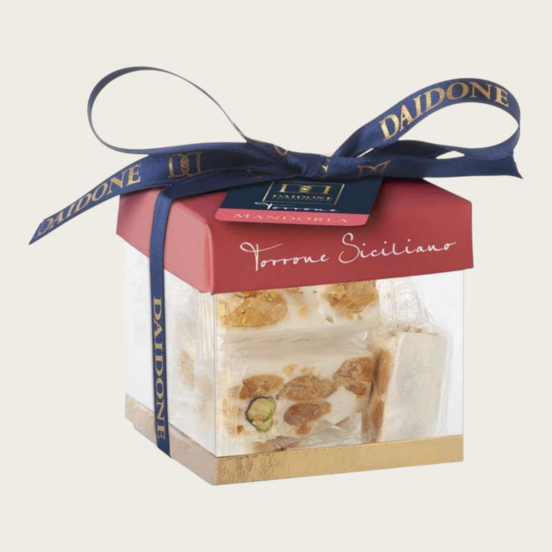 Torrone-Würfel mit Mandeln – 115 g – italienisches Nougat mit knackigen Mandeln