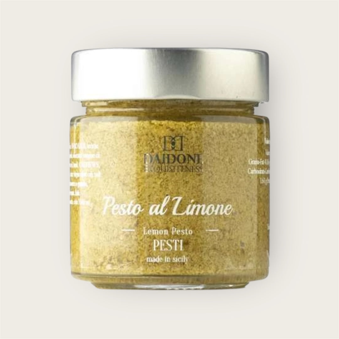 Zitronenpesto – 200 g – frisches italienisches Pesto mit intensivem Zitronengeschmack